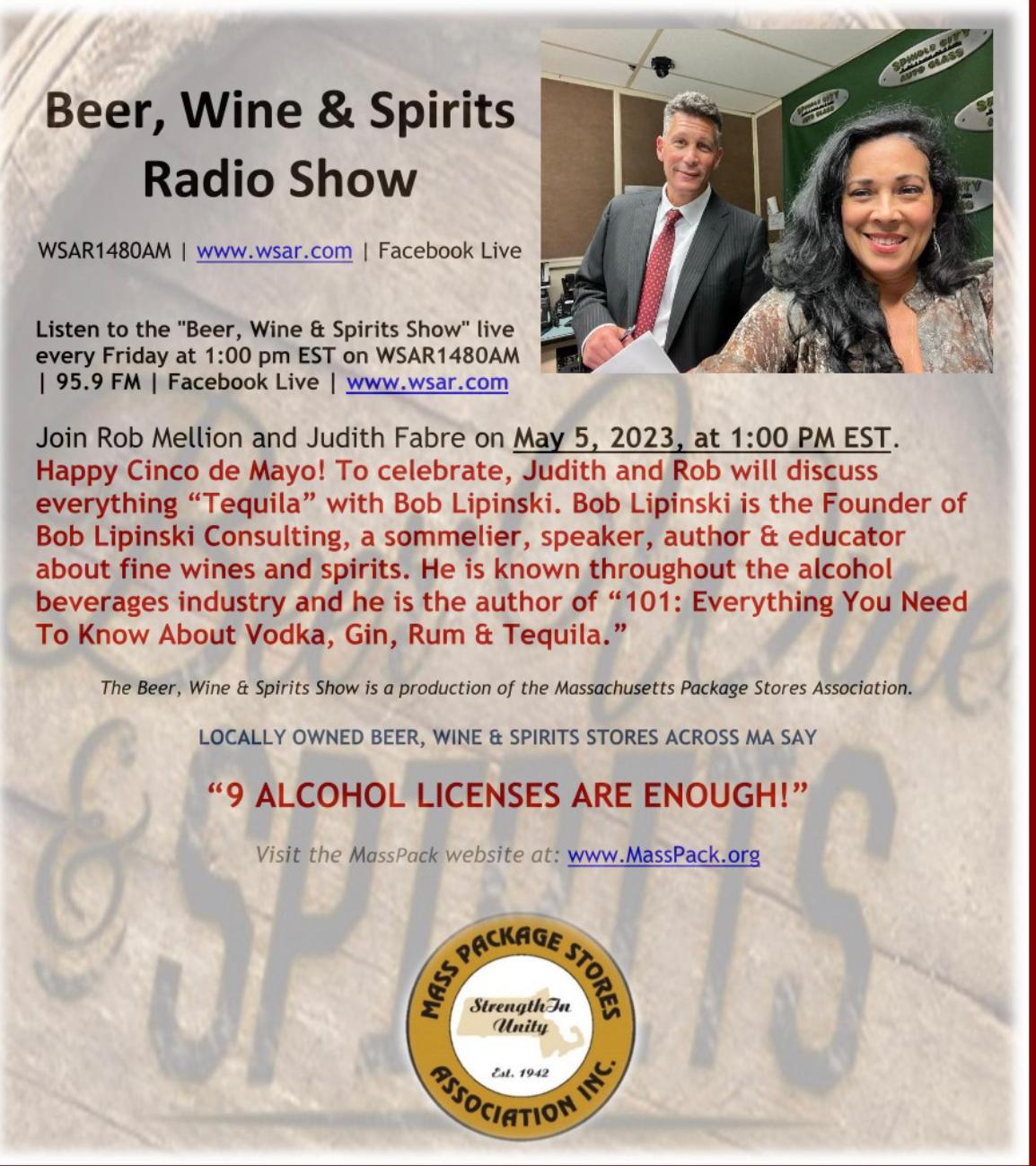 Beer Wine and Spirits Radio Show feature